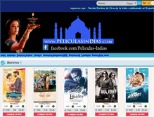 Tablet Screenshot of peliculasindias.com